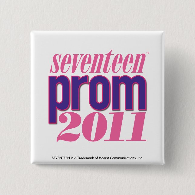Prom 2011 - Purple 15 Cm Square Badge (Front)