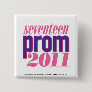 Prom 2011 - Purple 15 Cm Square Badge