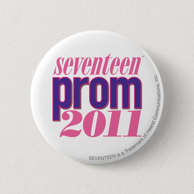 Prom 2011 - Purple 6 Cm Round Badge (Front)