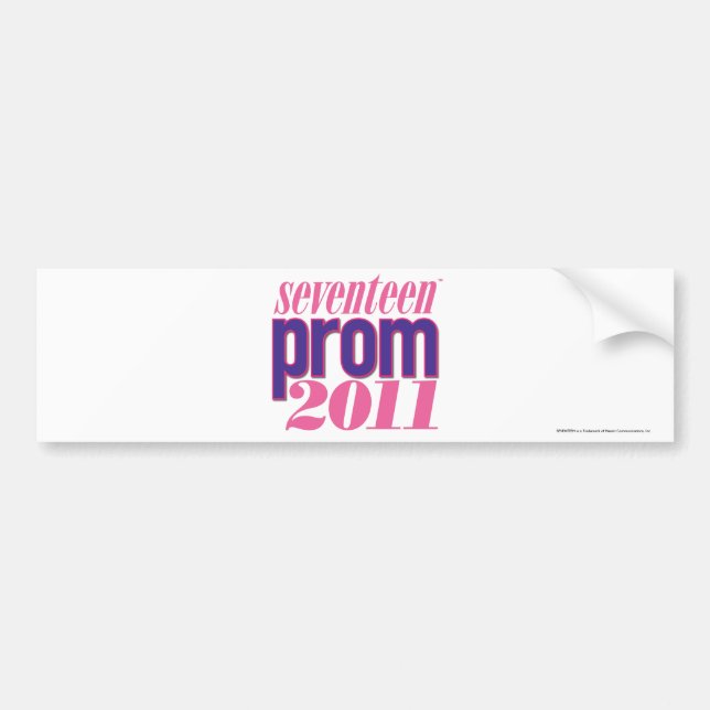 Prom 2011 - Purple Bumper Sticker (Front)