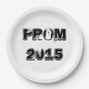 Prom 2015 paper plates
