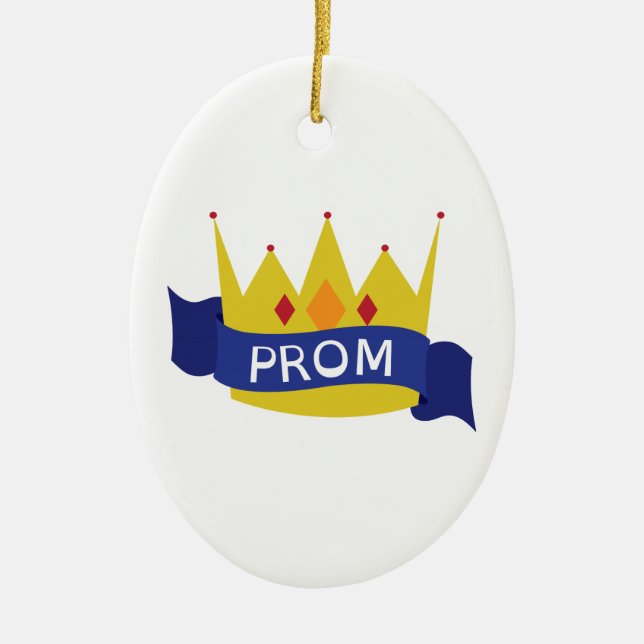 Prom Ceramic Tree Decoration (Front)