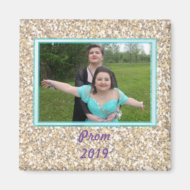 Prom Glitter Magnet (Front)