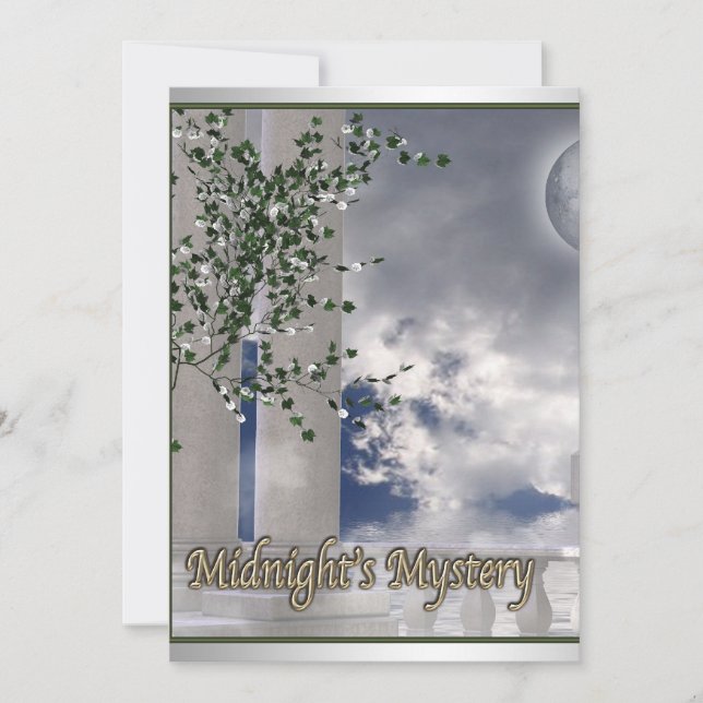 Prom Invitations Moonlight Mystery Prom Invitation (Front)