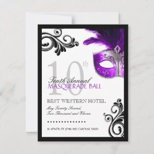 Prom Masquerade Invitation