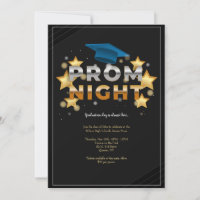 Prom Night Galaxy Invitation