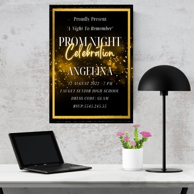 prom night selebration card invitation (Creator Uploaded)