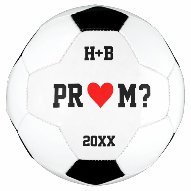 Prom Proposal Ideas Cute Soccer Promposal  Ball (Front)