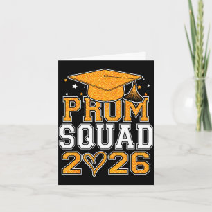 Prom squad 2026 graduate prom class of 2026 Prom s Card