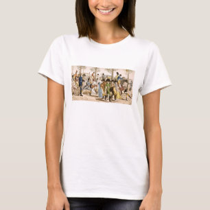 Promenade at Longchamps, 1802 (engraving) T-Shirt