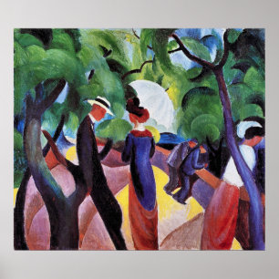 Promenade by August Macke Poster