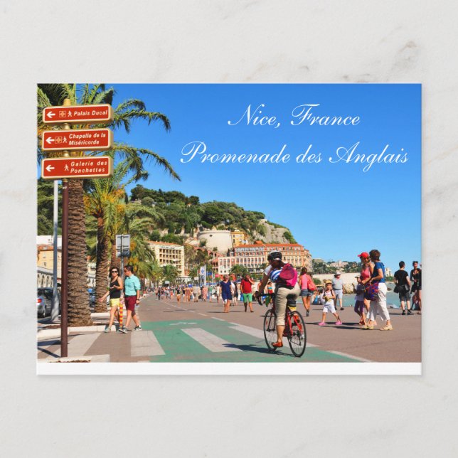 Promenade des Anglais Postcard (Front)