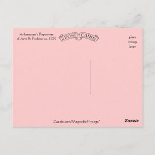 Promenade Dress Ackermann's Repository Postcard