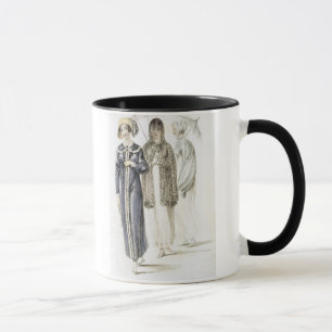 Promenade dresses, fashion plate from Ackermann's Mug