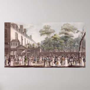 Promenade in the Turkish Garden Poster