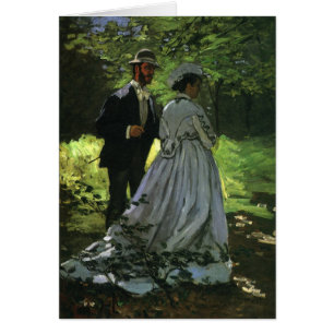Promenaders by Claude Monet, Vintage Impressionism