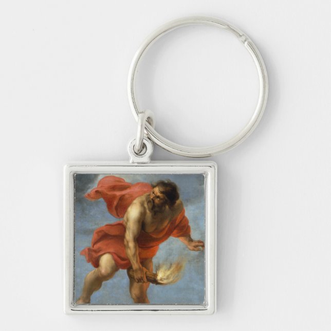 Prometheus Carrying Fire Key Ring (Front)
