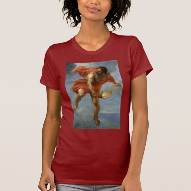 Prometheus Carrying Fire T-Shirt (Front)