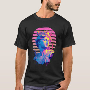 Prometheus Vaporwave Aesthetic Greek God Retrowave T-Shirt