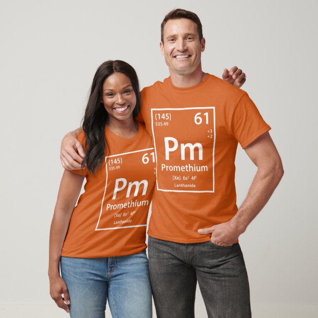 Promethium Element (white) T-Shirt (Unisex)