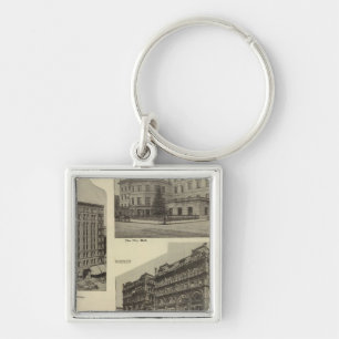 Prominent bldgs, Portland, Oregon Key Ring