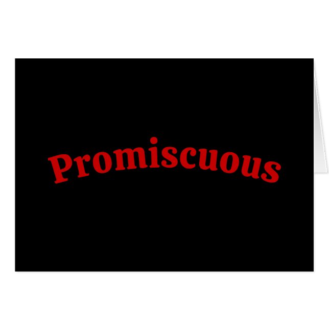 Promiscuous (Front Horizontal)