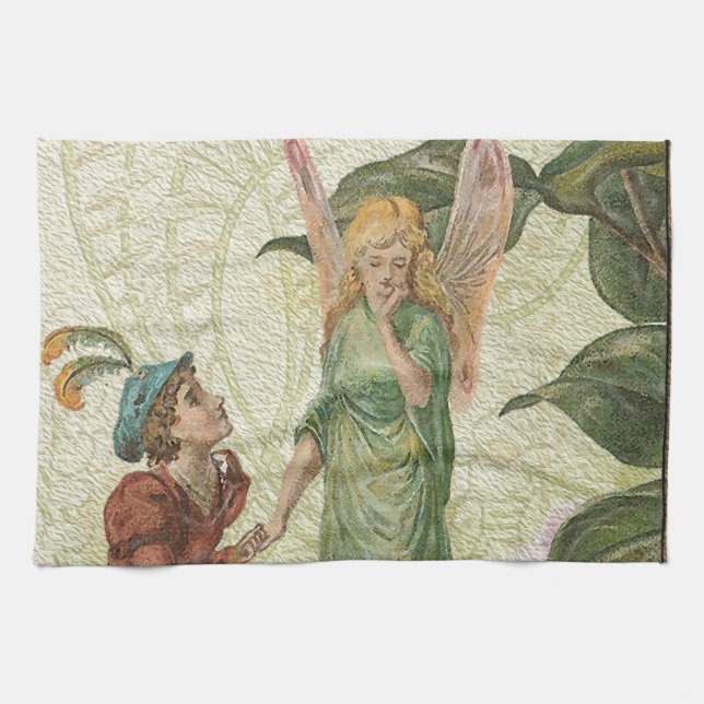 Promise - Courting an Angel Tea Towel (Horizontal)