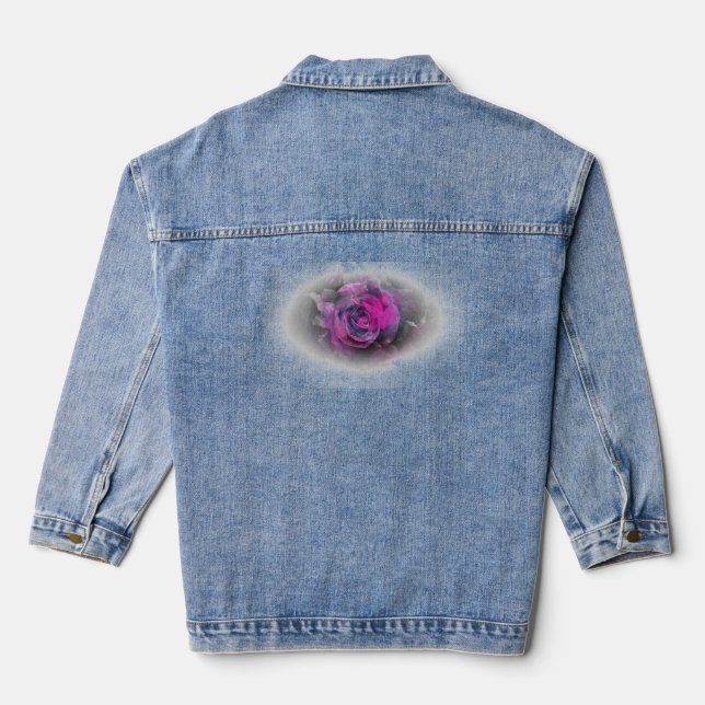 “Promise Rose” Denim Jacket (Back)