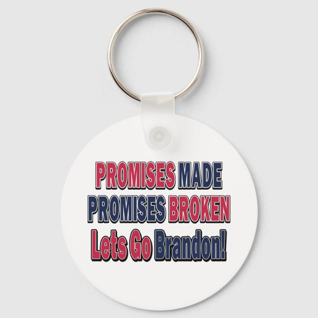 Promises Made Promises Broken Key Ring (Front)
