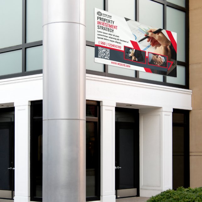Promo Banner Red Template (Outside Building)