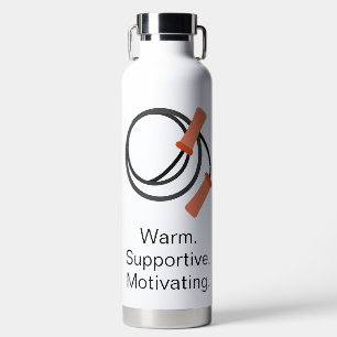 Promo Beginner Fitness, Warm Supportive Motivating Water Bottle
