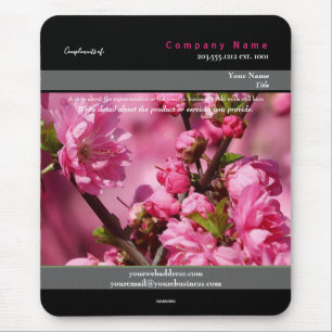 Promo Mousepad Pink Cherry Tree  Theme - HAMbyWG