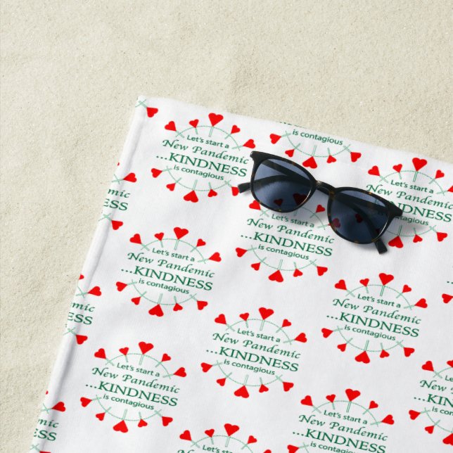 Promote Kindness Beach Towel (In Situ)