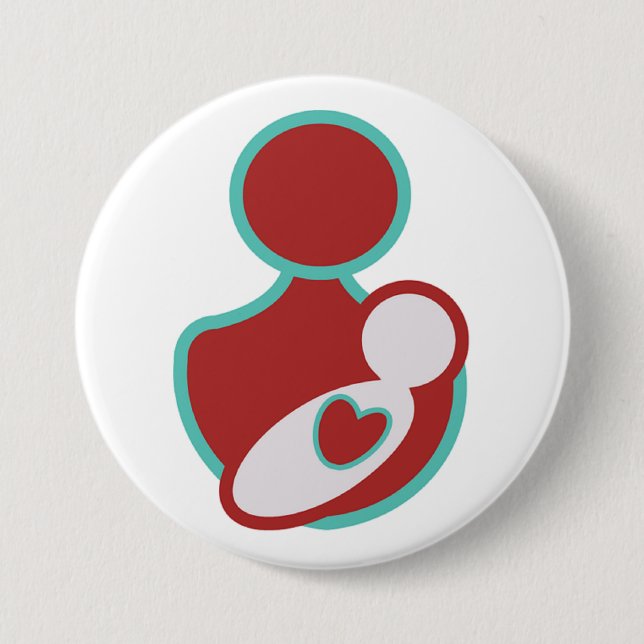 Promote Safe Labour and Delivery 7.5 Cm Round Badge (Front)