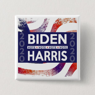 Promote the VOTE Biden Harris 2020 15 Cm Square Badge