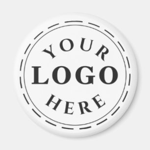 Promote Your Brand – Custom Logo Round 2¼" Magnet