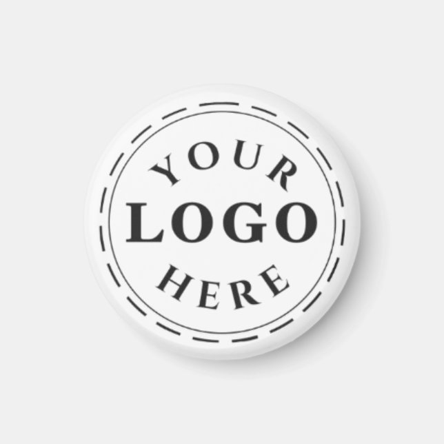 Promote Your Brand – Custom Logo Round Magnet (Front)
