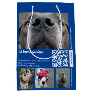 Promote your Puppies  Medium Gift Bag