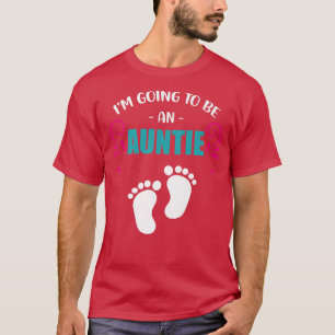 Promoted Auntie Pregnancy Birth Announcement Gende T-Shirt