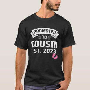 Promoted Big Cousin 2023 It's A Girl Pregnancy Ann T-Shirt