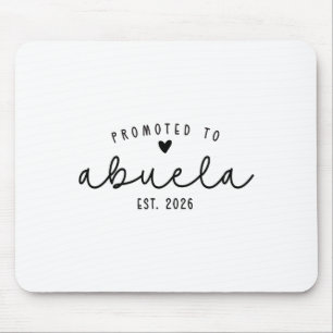 Promoted To Abuela Est 2026 New Abuela Mothers Day Mouse Pad