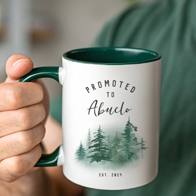 Promoted To Abuelo Year Est. Mug (Creator Uploaded)