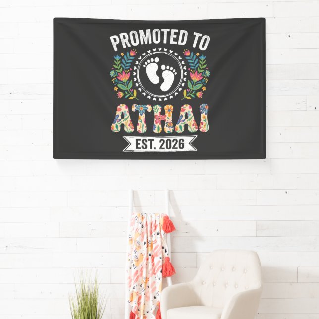 Promoted to Athai 2026 First Time Aunt Banner (Insitu)