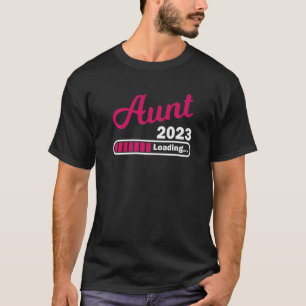 Promoted To Aunt 2023 Soon To Be Auntie 2023 For A T-Shirt