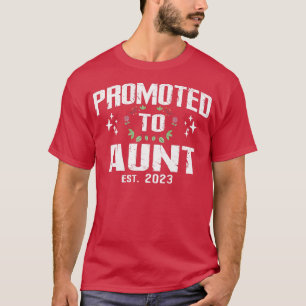 Promoted To Aunt Est 2023 Pregnancy 2023 Tee with
