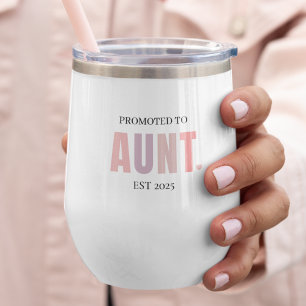 Promoted to Aunt EST 2025    New Aunt Gift