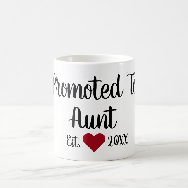Promoted To Aunt Mug (Center)