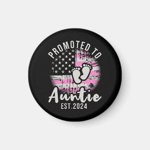 Promoted to Auntie 2024  Magnet