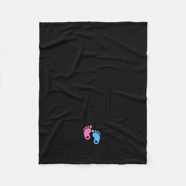 Promoted To Auntie 2025 New Aunty First Time Aunt  Fleece Blanket (Front)