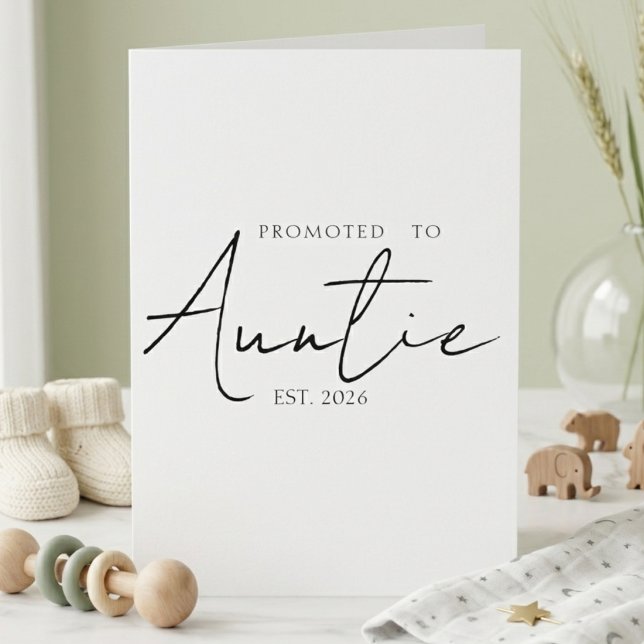 Promoted To Auntie Announcement Script Design (Creator Uploaded)